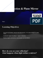 Light Reflection & Plane Mirror