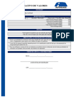 Demonstrativo de Valores: Segurado