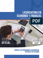 Licenciatura en Economia y Finanzas