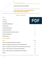 The Planning Guidelines For Environmental Noise Limits and Control