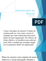 Administração de Pessoal - Plano de Carreira