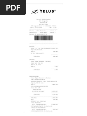 receipt