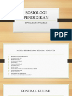 Sosiologi Pendidikan STAINU