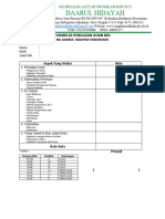 Formulir Penilaian Ujian Kir