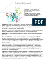 Enzimas - Clases 22-03 Hasta 30-03 - Bioquímica