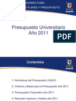 presentacionpresupuestousach2011-110506100250-phpapp02
