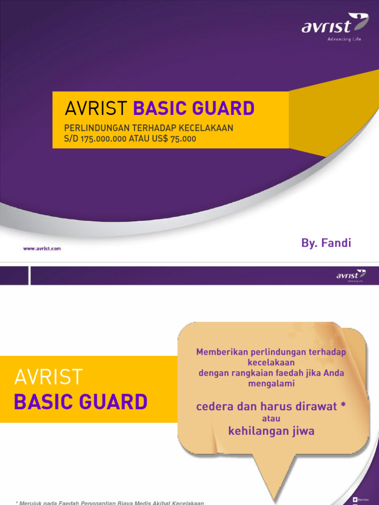 Perlindungan Dasar Kecelakaan AVRIST | PDF | Hukum