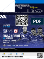 Entrada Liga BetPlay - Millonarios 2023 - 1 - 27 04 23 BRYAN ANDRES TUTA VELASQUEZ