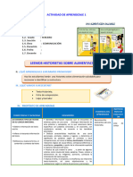 D1 A1 Sesion Com. Leemos Historietas Sobre Alimentación Saludable-1-1