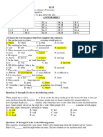 Reading Test - NO2