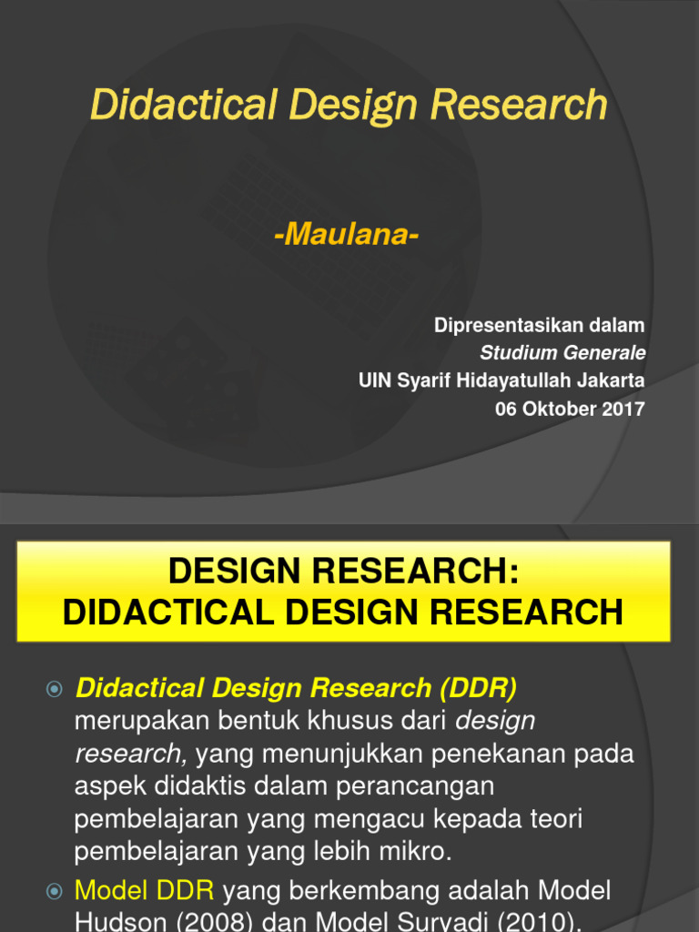 Metode Didactical Design Research | PDF | Karier & Perkembangan | Sains ...