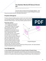 Teknikotomotif - My.id-Menerapkan Sketsa Gambar Benda 2D Sesuai Aturan Proyeksi Ortogonal