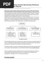Gambar Isometrik: Proyeksi dan Teknik | PDF