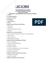 Estructura y Contenidos Básicas de Las Tesis de Licenciatura1 TRABAJO SOCIAL