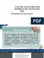 Plan Decenal y Territorial de Salud