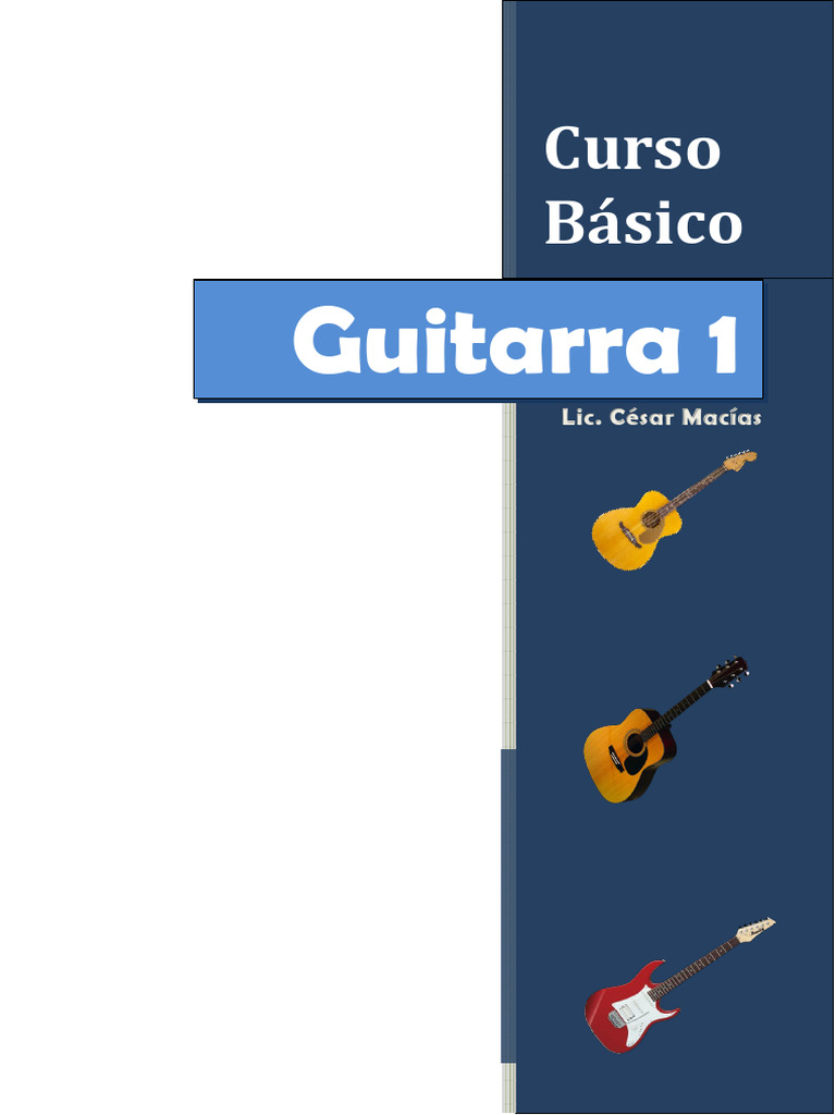 Manual Básico de Guitarra para Principiantes | PDF | Guitarras ...