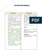 Plan de Adaptación Curricular