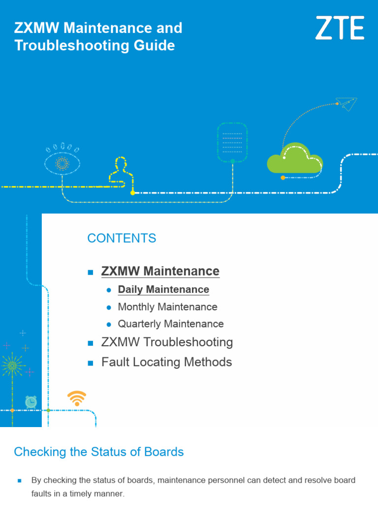 7ZXMW Maintenance and Troubleshooting Guide PDF Radio