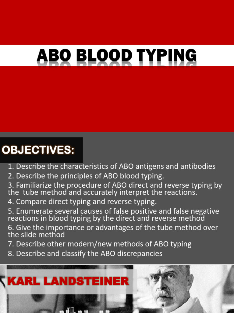 How Is Abo Typing Performed? , Reverse Blood Grouping (Reverse typing ...
