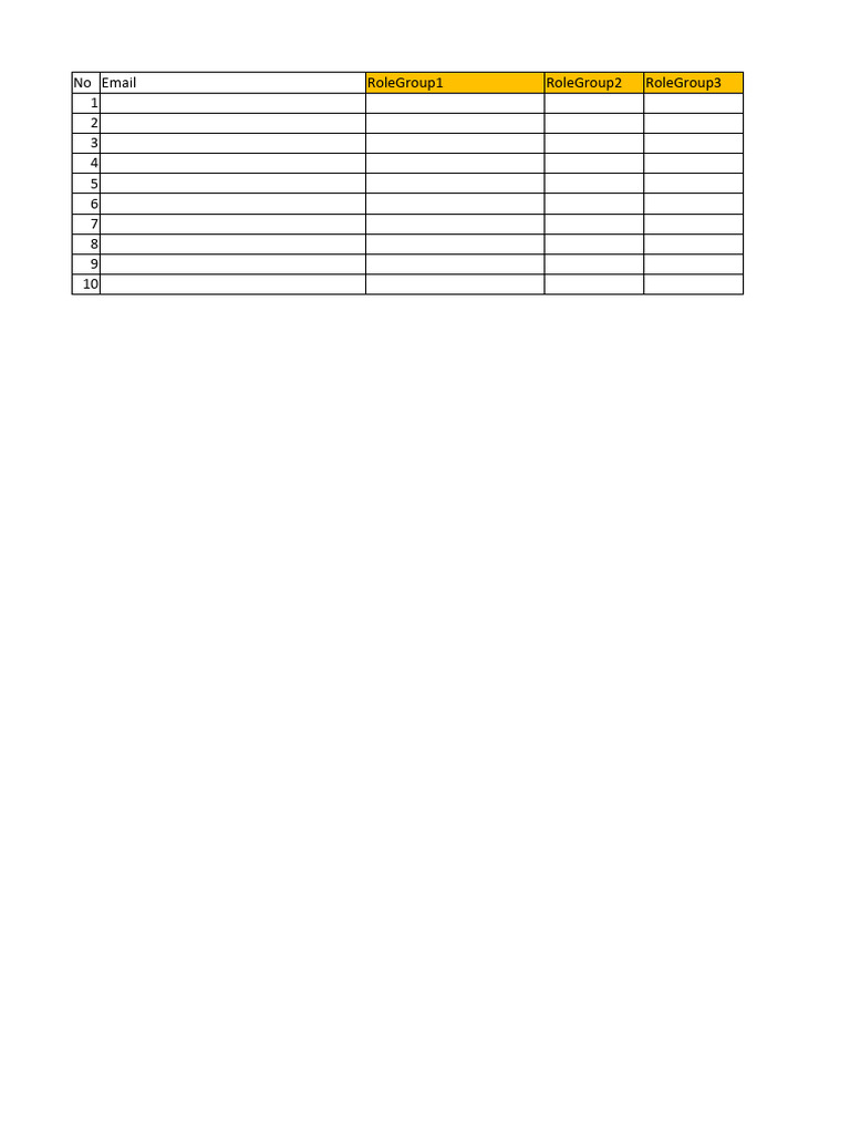 Role Groups and Application Access List | PDF | Enterprise Risk ...
