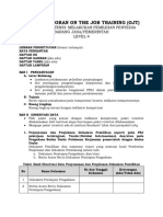 FORMAT LAPORAN OJT JF MADYA 2023 - JK 2 Pemilihan Penyedia