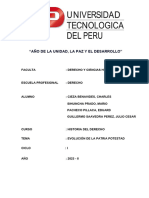 Semana - 1 - Trabajo - Evolución de La Patria Potestad