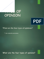 Eapp-Types of Opinion