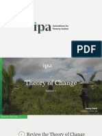 SC Workshop II - Theory of Change Recap