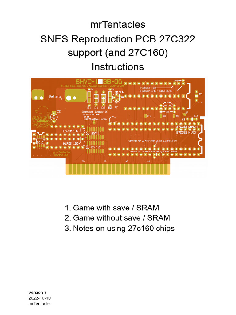 『likes』 27c322 Reproduction PCB Instructions V3 | PDF | Electricity