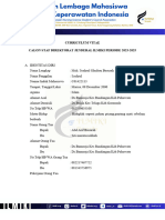 Curriculum Vitae Calon Staf Direktorat Jenderal Ilmiki Periode 2023-2025