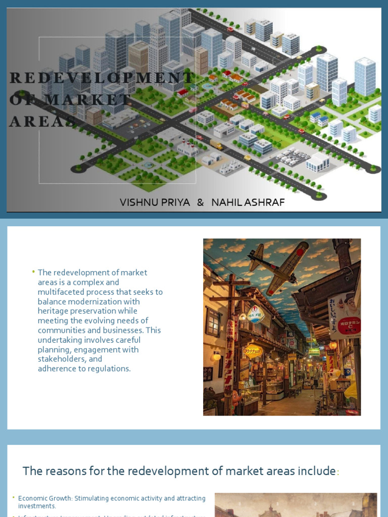 Redevelopment of Market Areas: Benefits & Challenges | PDF ...