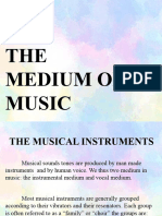 The Medium of Music