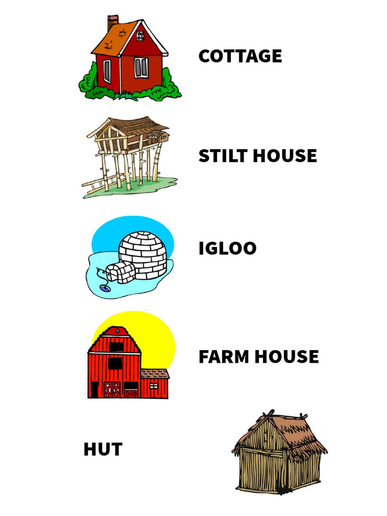 Homes & Houses Flashcards PDF