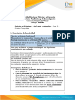 Guía de Actividades y Rúbrica de Evaluación - Unidad 2 - Fase 2 - Crónica Fotográfica
