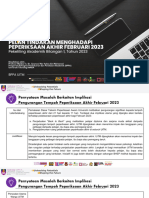 Slide Taklimat Pelan Tindakan Menghadapi Peperiksaan Akhir FEB 2023