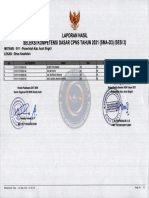 Laporan Hasil SKD CPNS Tahun 2021 (SMA-D3) (SESI 3)