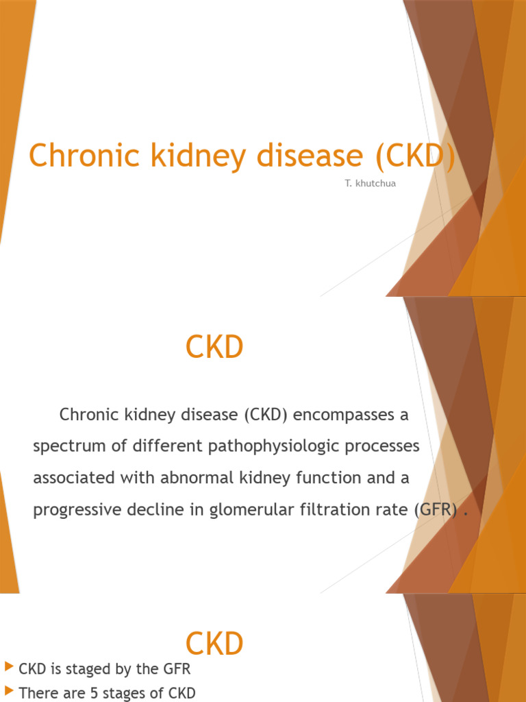 Chronic Kidney Disease PDF Chronic Kidney Disease Kidney Disease