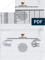 Laporan Hasil SKD CPNS Tahun 2021 (SMA-D3) (SESI 8)