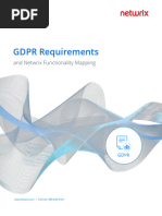 GDPR Requirements and Netwrix Functionality Mapping