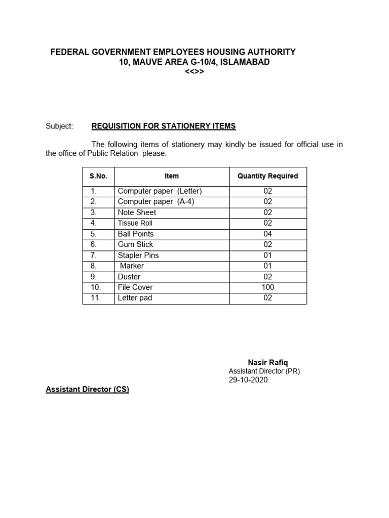 Federal Government Employees Housing Authority PDF