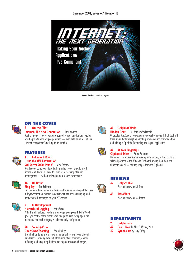 Delphi Informant Magazine (19952001) PDF I Pv6 Protocols