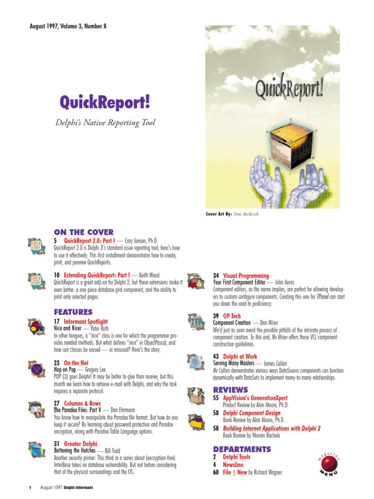 Delphi Informant: QuickReport Insights | PDF | Component Object Model ...