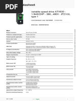 Altivar Process ATV600 - ATV630U15N4 SE VSD