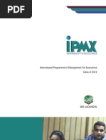 Download IPMX - IIM Lucknow Placement Brochure 2011-12 by iimlipmx SN68020210 doc pdf