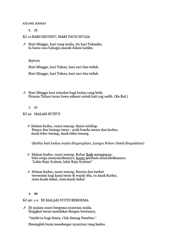Kidung Jemaat PDF