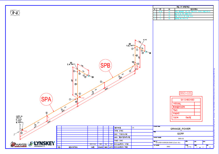 Sample Isometric Drawing Pipe Work.. | PDF