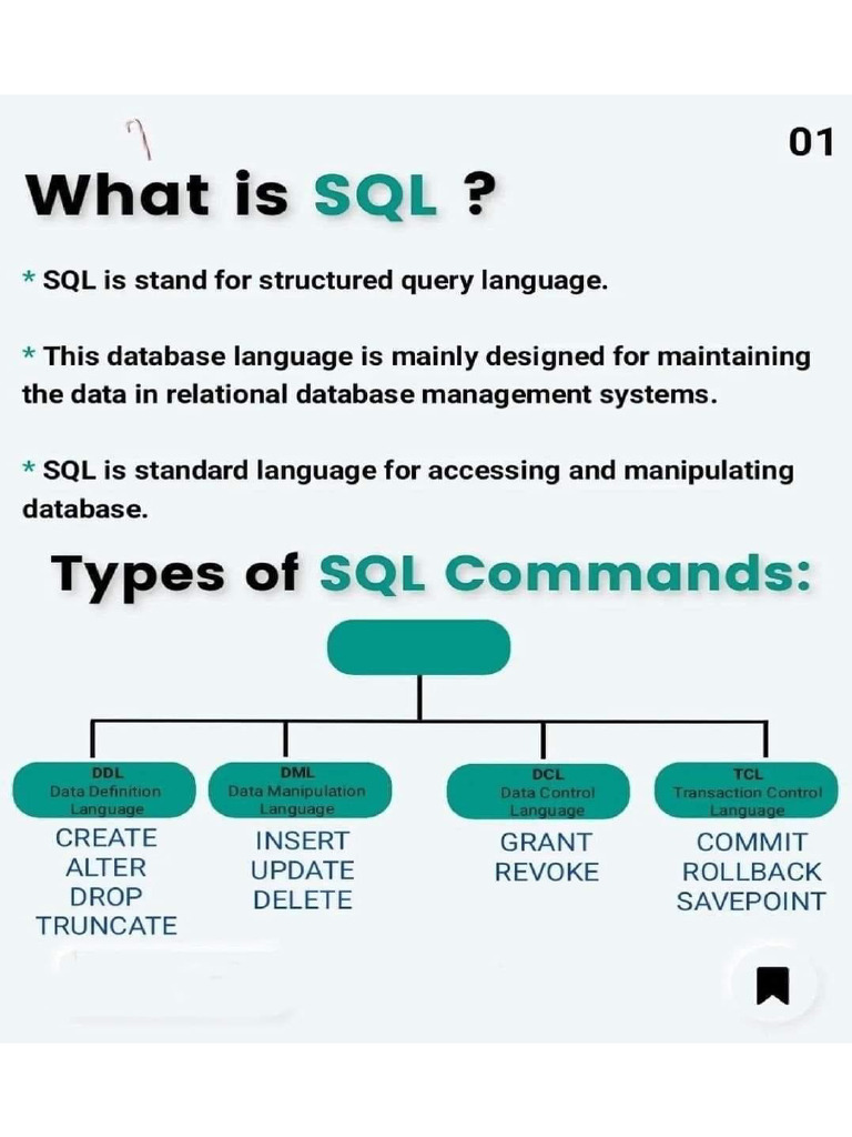 Structure Query Language - SQL | PDF