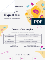 Scientific Method Lesson For Middle School - Writing A Hypothesis by Slidesgo