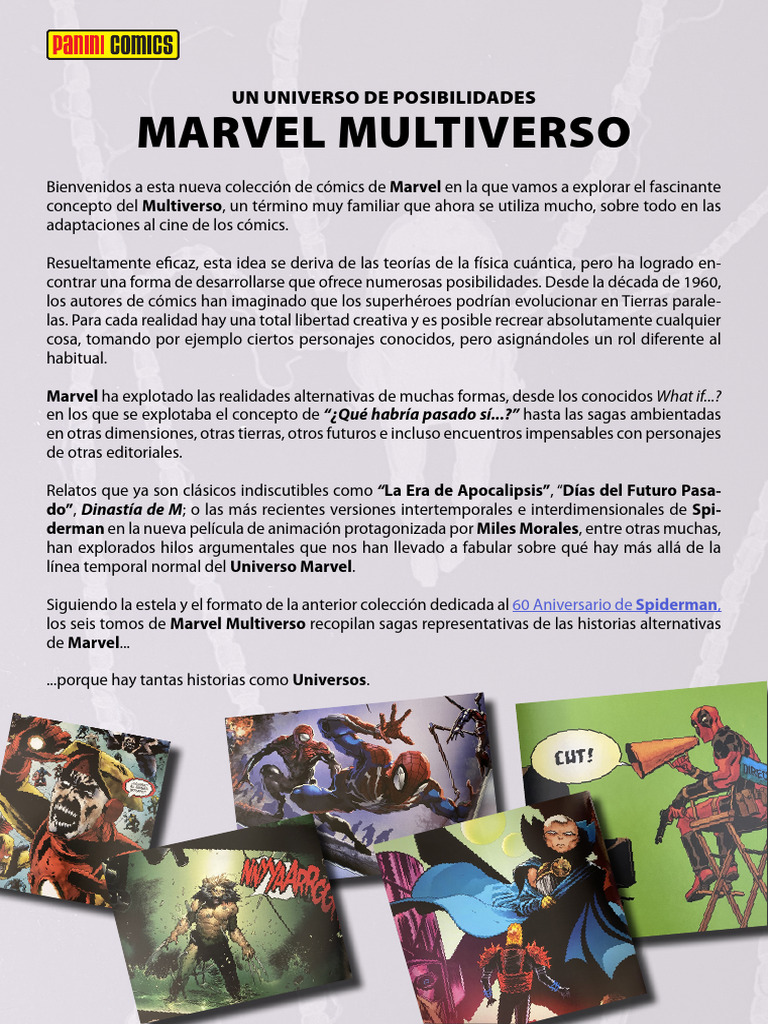 Marvel Multiverso | PDF | Hombre araña | Comics Marvel