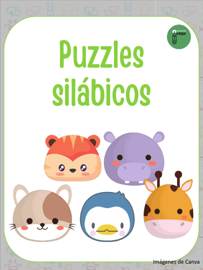 Puzzles Silabicos Animales | PDF